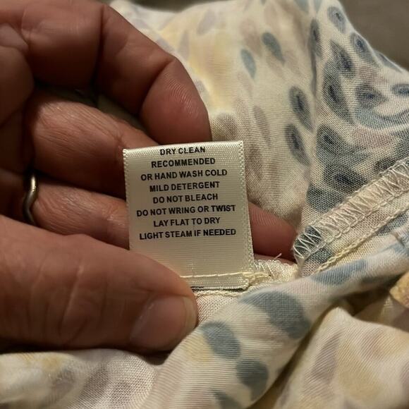 Tasseled Drawstring Bishop SleeveTop Blouse Teardrop Large Lightweight V Neck - Picture 6 of 12